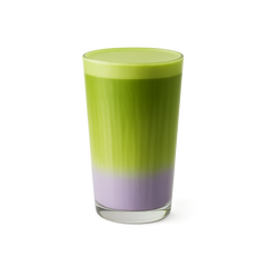 Blueberry Matcha Nitro Latte